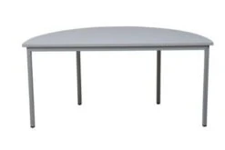 PROREGAL Bürotisch Wolf | Halbkreis | HxBxT 75x120x60 Cm | Grau -VIDAXL Shop 044b54bf 95c7 4a8e 9341 96d4c2e7c3ef 1