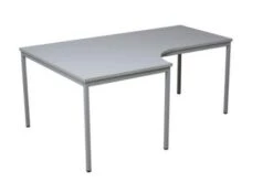 PROREGAL Bürotisch Wolf | Freiform | Winkel Links | HxBxT 75x180x80 Cm | Grau -VIDAXL Shop 07344934 8b7d 4cd9 9248 b29510d8c8d2