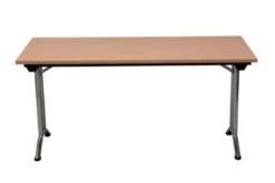 PROREGAL Klapptisch Lizard | C-Fuß-Gestell | HxBxT 75x140x70 Cm | Chrom-Buche -VIDAXL Shop 140b14a6 f6d6 4c42 9c22 e41b1c77c5d2