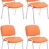 4er Set Stühle Ken C Kunstleder Orange -VIDAXL Shop 19aac8fe 923b 4312 bff8 69926cef6ba8
