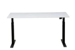 PROREGAL Elektrisch Höhenverstellbarer Schreibtisch Zebra | HxBxT 70-116x160x80 Cm | Weiß-Buche -VIDAXL Shop 1f09ce13 7af6 44c9 8a68 5818649b527a 3