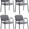 4er Set Besucherstühle Ken PRO Stoff Grau -VIDAXL Shop 2e4cfe89 9d25 4f50 8381 7a352eb82006