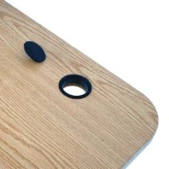 Schreibtisch HWC-D40, Computertisch, Elektrisch Höhenverstellbar 160x80cm 53kg ~ Hellbraun, Grau -VIDAXL Shop 3a493b7b 32fc 4bcb 95f9 dac3b89b1f81