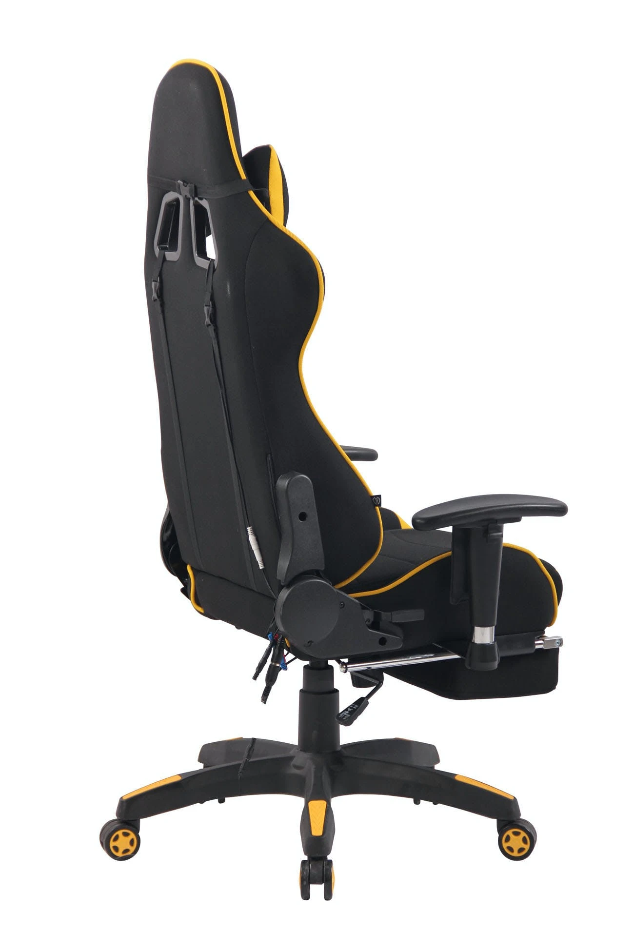 Bürostuhl Turbo XFM Stoff Schwarz/gelb 8 Bürostuhl Turbo XFM Stoff Schwarz/gelb – Bild 6