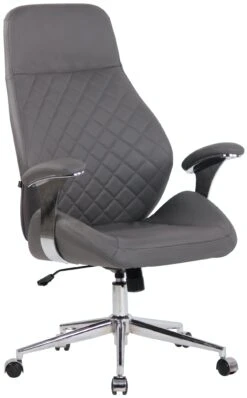 Bürostuhl Keren Echtleder Grau -VIDAXL Shop 6b669a06 2f17 4a4a a2bb 34dedf696f61