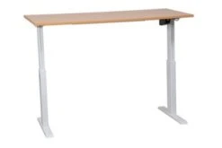 PROREGAL Elektrisch Höhenverstellbarer Schreibtisch Zebra | HxBxT 70-116x160x80 Cm | Weiß-Buche -VIDAXL Shop 6bc3382a ead9 4c16 8eb2 575a6afd41f0