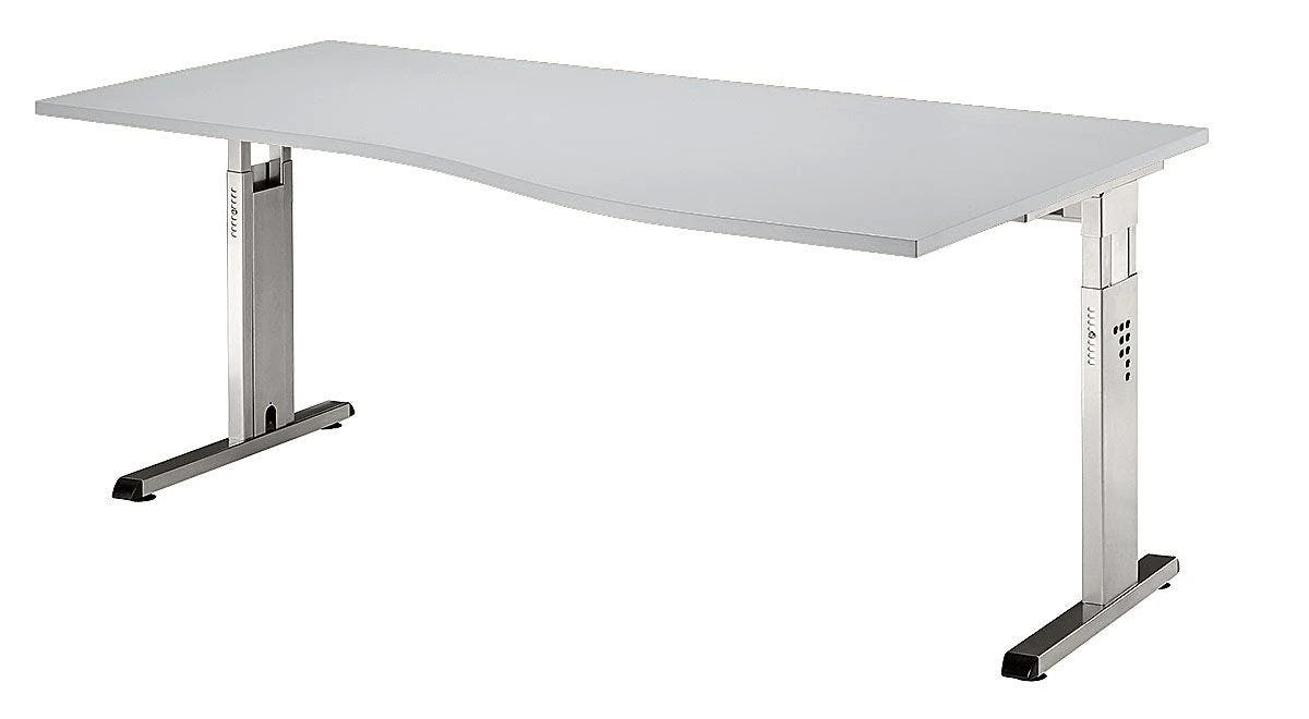 Freiformtisch New York - 720 X 1800 X 1000/800 Mm - C-Fuß Design - Weißaluminium/weiß 110551 9 Freiformtisch New York - 720 X 1800 X 1000/800 Mm - C-Fuß Design - Weißaluminium/weiß 110551 – Bild 7