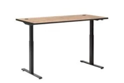 Möbelpartner Elektrisch Höhenverstellbarer Schreibtisch Panda | HxBxT 70x160x75 Cm | Eiche Von PROREGAL