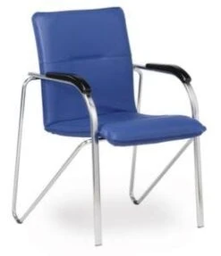 Besucherstuhl, 4-Fuß Verchromt, Sitz Rot, Rücken Rot -VIDAXL Shop 935cfa36 fa25 46ee a5a0 4f5fbde3fcdf