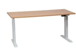 PROREGAL Elektrisch Höhenverstellbarer Schreibtisch Zebra | HxBxT 70-116x160x80 Cm | Weiß-Buche -VIDAXL Shop 9dde3235 6aed 48d8 8875 ae05f0ca9030