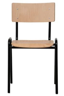 PROREGAL Stapelstuhl Antelope| HxBxT 80x38x41 Cm |Grau-Buche 4 PROREGAL Stapelstuhl Antelope| HxBxT 80x38x41 Cm |Grau-Buche – Bild 2