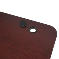 Schreibtisch HWC-D40, Computertisch, Elektrisch Höhenverstellbar 160x80cm 53kg ~ Kirsch-Dekor, Weiß -VIDAXL Shop ac4b9835 9ba3 43c7 afe3 4381e3a81bb1