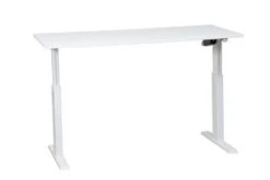 PROREGAL Elektrisch Höhenverstellbarer Schreibtisch Zebra | HxBxT 70-116x140x80 Cm | Weiß-Weiß -VIDAXL Shop af230f2c 0e6c 44d8 8d72 2005955a16ae