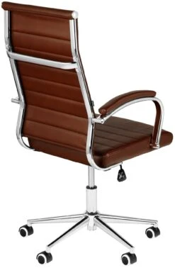 Bürostuhl Mollis Kunstleder Braun -VIDAXL Shop bdc549bc 45f9 40f5 a8f5 c57139ba606a