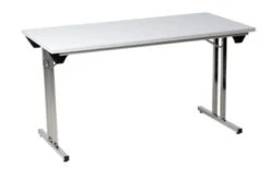 PROREGAL Klapptisch Lizard | T-Fuß-Gestell-Rund | HxBxT 75x120x80 Cm | Chrom-Grau -VIDAXL Shop c0d1d48f 2698 4e91 bb35 8e4f281ef218