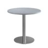 Säulentisch - Rund - 750 X Ø 800 Mm - Chrom/lichtgrau 338520 -VIDAXL Shop c5126121 48c9 4103 a33d ec6354fe9e27
