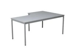 PROREGAL Bürotisch Wolf | Freiform | Winkel Links | HxBxT 75x180x80 Cm | Grau -VIDAXL Shop cd394e91 4227 4652 84b3 1c207d7c54cd
