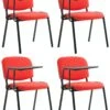 4er Set Stühle Ken Mit Klapptisch Stoff Rot -VIDAXL Shop d09697f5 fd09 4837 b339 e164a7276fd6