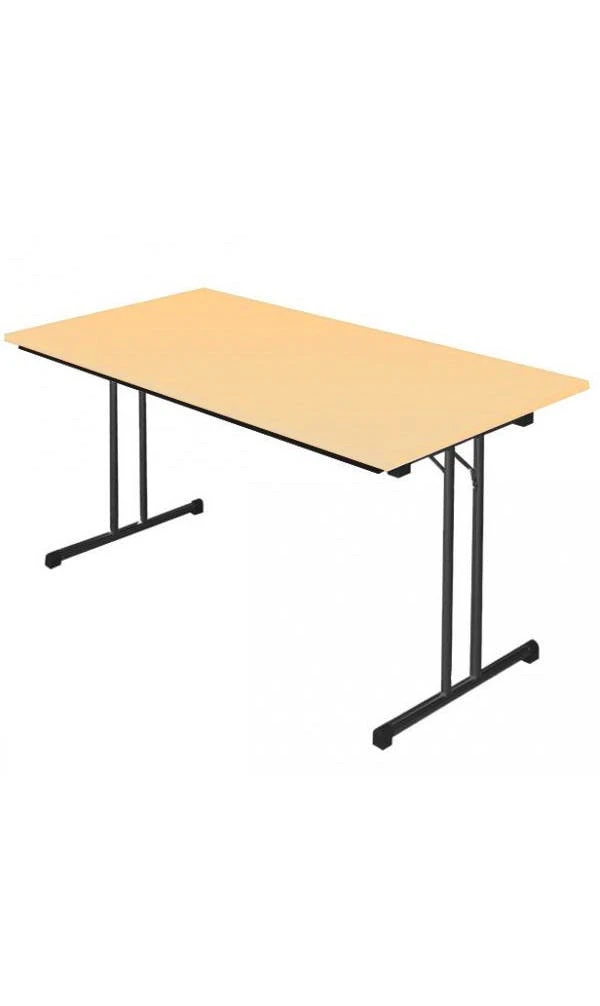 Klapptisch Besprechungstisch Kantinentisch Verkaufstisch Schreibtisch 120 X 80 Cm RAL 9005 Schwarz/Ahorn-Dekor 350492 7 Klapptisch Besprechungstisch Kantinentisch Verkaufstisch Schreibtisch 120 X 80 Cm RAL 9005 Schwarz/Ahorn-Dekor 350492 – Bild 5